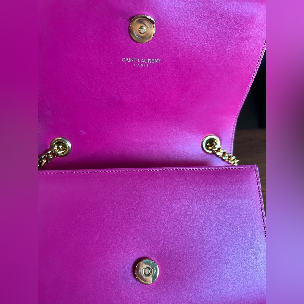 YSL Fuchsia Tassel Two way chain crossbody small bag - Picture 16 of 16
